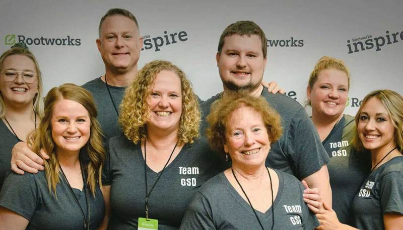 group picture at Inspire business conference