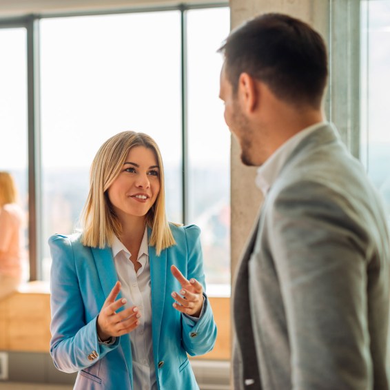 Rootworks members networking at an event