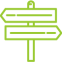 directional signs icon