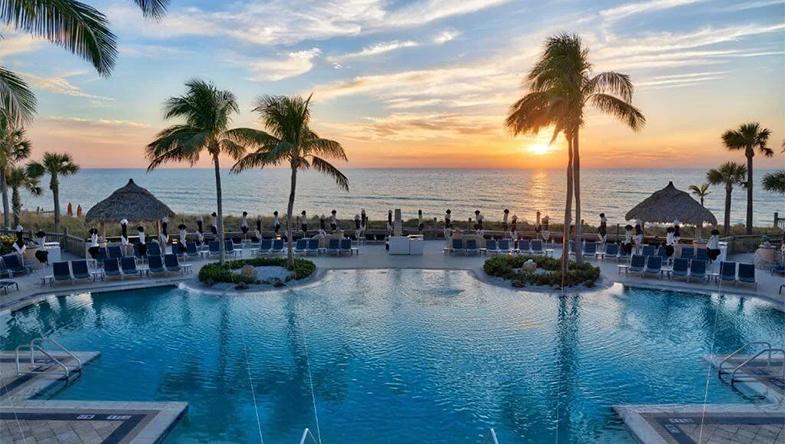 beachside resort pool