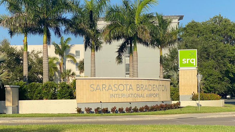Sarasota international airport entrance