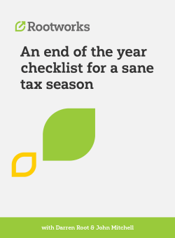 end of the year checklist for a sane tax season