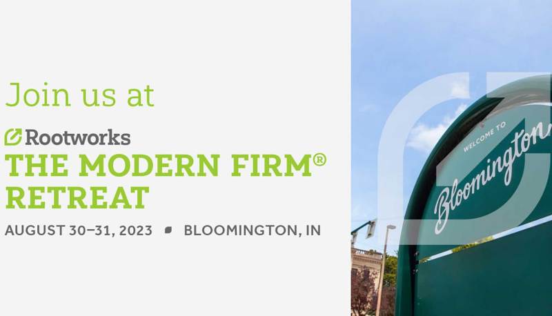 Modern firm retreat