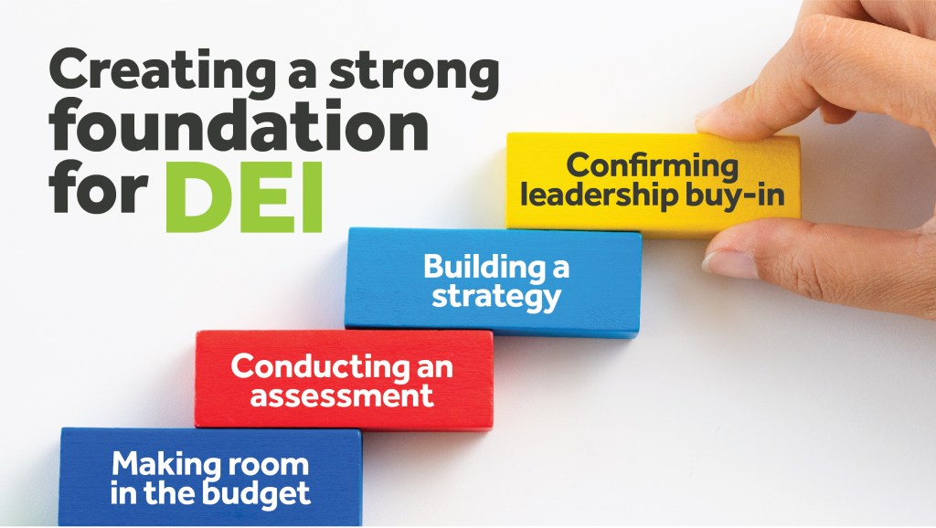 Creating a strong foundation for DEI
